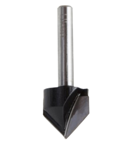UKEN ROUTER BIT V GROOVING 6MMX19.05X15.9 (S X D X BL)  