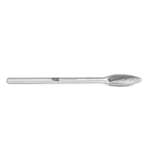 UKEN TUNGSTEN CARBIDE 14X32X6MM (100MM LONG) FLAME SHAPE