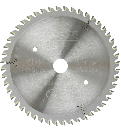 DEWALT CIRCULAR SAW BLADE EXT CORDED 165 X 20MM 48T