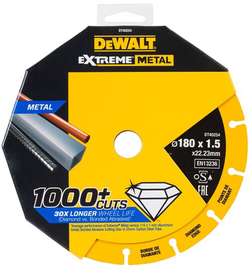 DEWALT EXTREME DIAMOND DISC 180x22.23x1.5mm