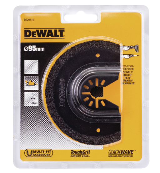 DEWALT OSCILLATING FASTCUT CARBIDE GROUT REMOVAL BLADE 5MM