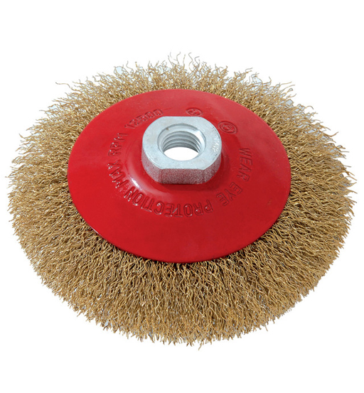 BEOROL CIRCULAR BRUSH BRASS WIRE 115MM S