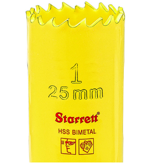 STARRETT HOLE SAW 25MM#SH0100