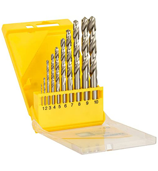 DEWALT METAL DRILL BIT SET 10 PIECE
