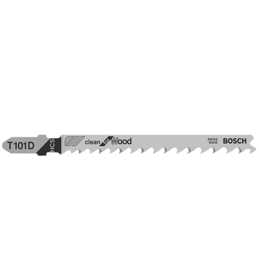 BOSCH T 101 D CLEAN FOR WOOD JIGSAW BLADE