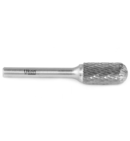 UKEN TUNGSTEN CARBIDE BURR 12X25X6MM CYLINDER BALL NOSE