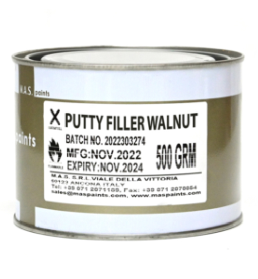 MAS PUTTY FILLER WALNUT 500ML           
