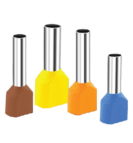 BLIT-INSULATED CORDENED TWIN TERMINALS RED-BTTE-1008