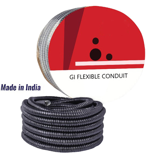 GI FLEXIBLE CONDUIT SYSTEM 25MM-15MTR