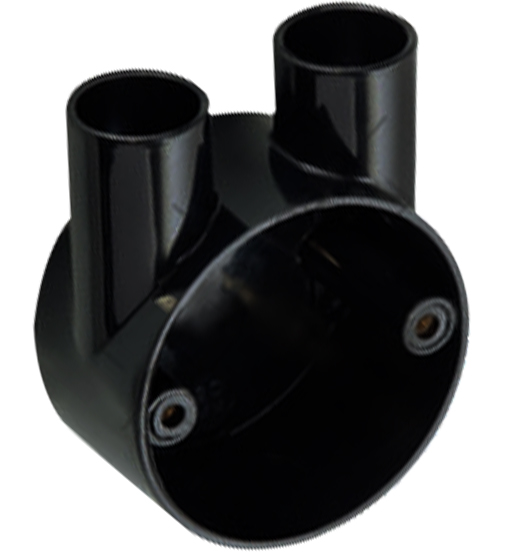 PVC CIRCULAR BOX 25MM U TYPE