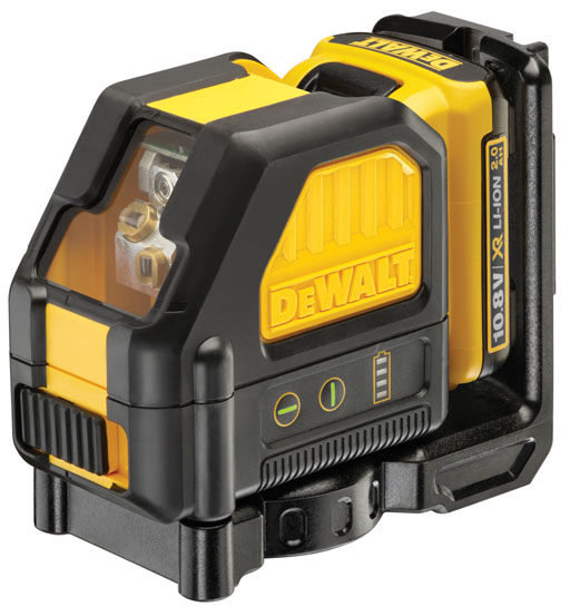 DEWALT DCE088D1G-GB 10.8V CROSS LINE LASER GREEN