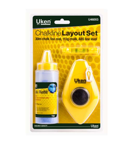 UKEN CHALK REEL WITH LEVEL 