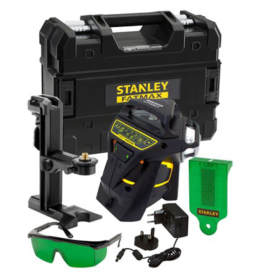 STANLEY® FATMAX® 35/50 m X3G GREEN BEAM MULTI-LINE LASER LEVEL