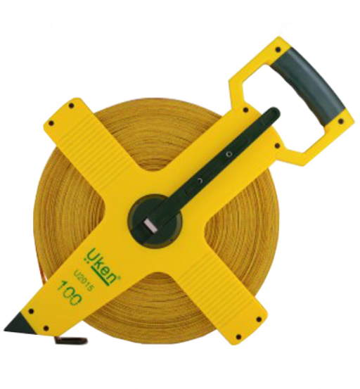 UKEN MEASURING TAPE  OPEN BODY FIBER 100 MTR-13MM