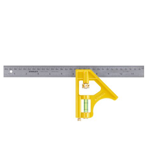 STANLEY 300MM MET DIECAST COMB SQUARE