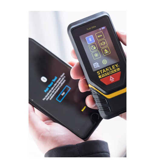 STANLEY® FATMAX® 100 M LASER DISTANCE MEASURER WITH BLUETOOTH CONNECTIVITY