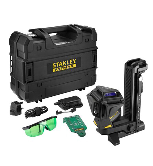 STANLEY® FATMAX® 35/50 m X3G GREEN BEAM MULTI-LINE LASER LEVEL