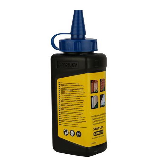 30m POWERWINDER CHALK LINE SET-CHALK LINE113g BLUE CHALK&LEVEL
