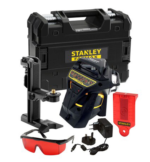 STANLEY® FATMAX® X3R RED BEAM MULTI-LINE 20/50 M LASER LEVEL