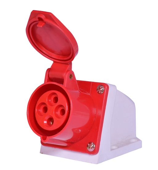 SAFEPLUS IND SOCKET 16 AMP 4 PIN 220V WALL MOUNT
