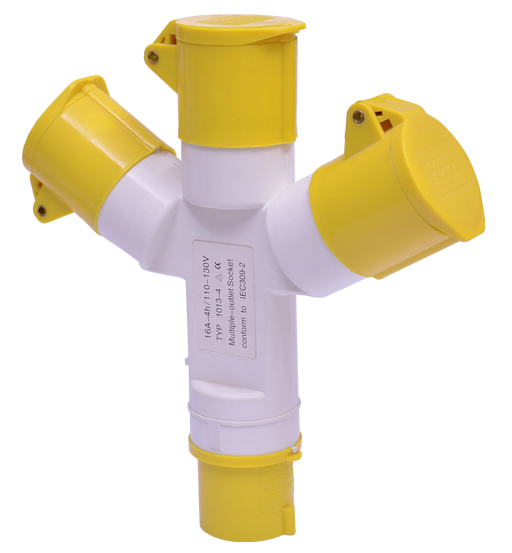 SAFEPLUS IND SOCKET 16 AMP 3 PIN 110V 3 OUTER