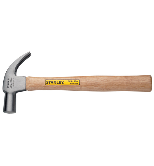 STANLEY WOOD HANDLE HAMMER -  HEXAGONAL HEAD 20OZ