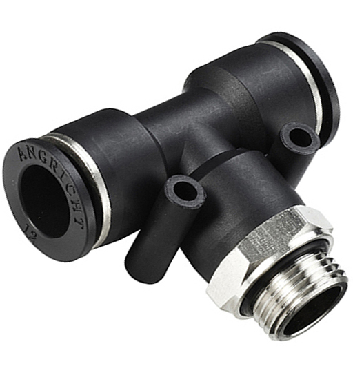 PNEUMATIC TEE MALE HMX A139-12-1/8BSPT (PB)