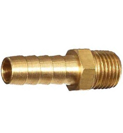 BRASS HOSE NIPPLE 3/8