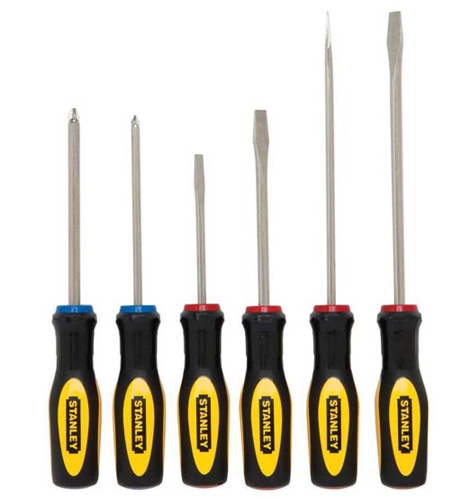 STANLEY SCREW DRIVER SET - 6 PCS