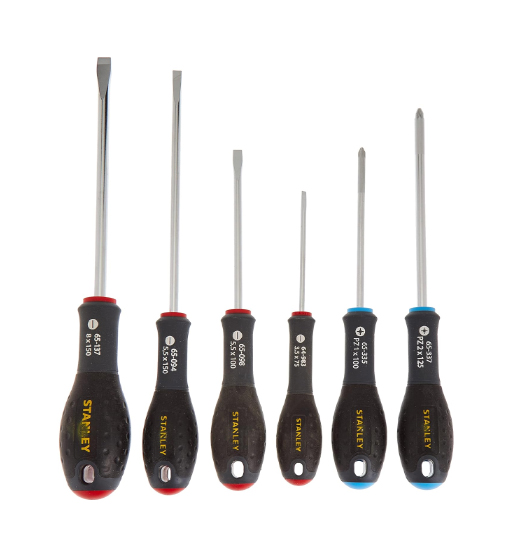 SCREWDRIVER SET 6PCS STANLEY-0-65-428