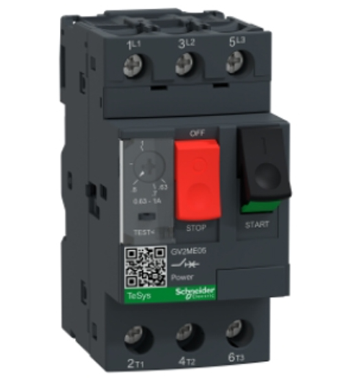 SCHNEIDER MOTOR C/ BREAKER 0.63-1A