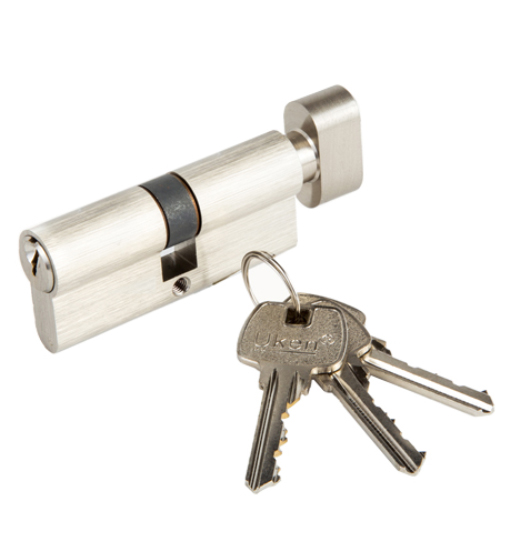 UKEN CYLINDER 61 MM WITH KNOB           