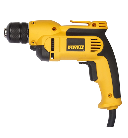 DEWALT 10MM ROTARY DRILL WITH KEYED CHUCK