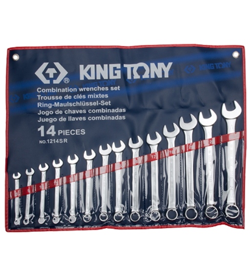 KING TONY COMBINATION SPANNER SET 14PCS