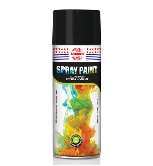 SPRAY PAINT BLACK ASMACO