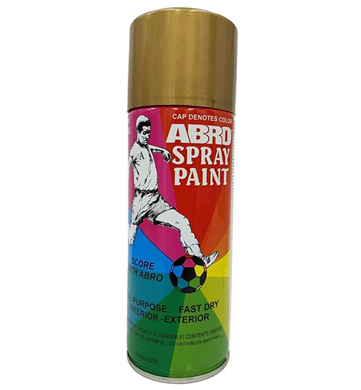 SPRAY PAINT GOLD ABRO