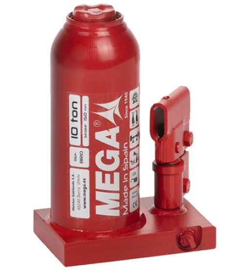 HYDRAULIC BOTTLE JACK 10 TON MEGA