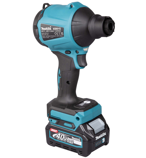 MAKITA CORDLESS DUST BLOWER(BL) FOR 40V MAX LI-ION XGT WITH BATTERY AND CHARGER