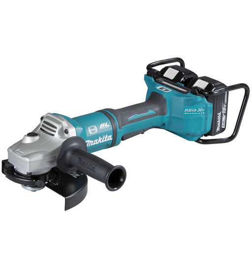 MAKITA CORDLESS ANGLE GRINDER (BL) 230MM FOR 18Vx2 (LXT) LI-ION