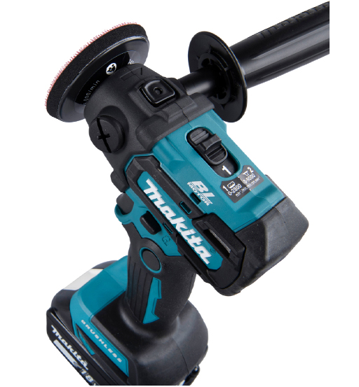 MAKITA CORDLESS SANDER POLISHER (BL/XPT) FOR 18V LI-ION LXT 75MM WITH POWER PACK XGT
