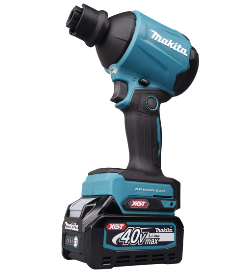 MAKITA CORDLESS DUST BLOWER(BL) FOR 40V MAX LI-ION XGT WITH BATTERY AND CHARGER