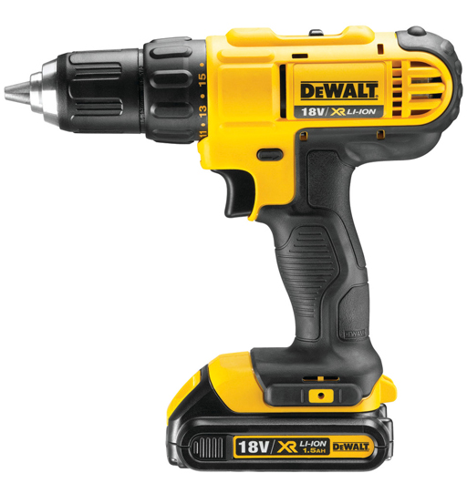 DEWALT CORDLESS COMPACT D/DRIVER 18V 1.5 AMP