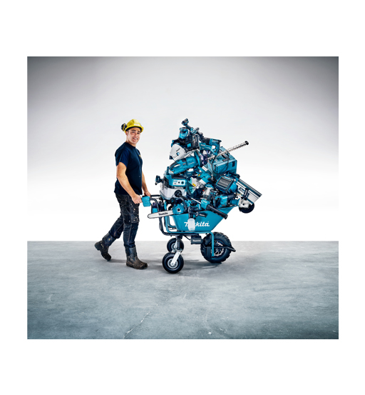 MAKITA CORDLESS BATTERY POWERED WHEEL BARROW FOR 18V LI-ION