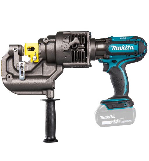 MAKITA CORDLESS HOLE PUNCHER FOR 18V LXT 150MM WITH BATTERY AND CHARGER KIT