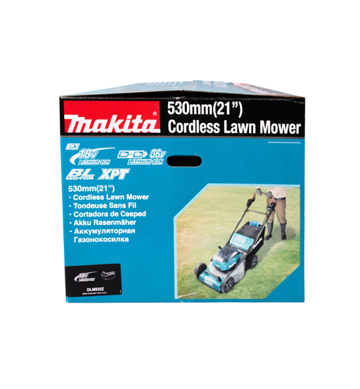 MAKITA CORDLESS LAWNMOWER (BL) FOR  18Vx2 LI-ION LXT 530MM