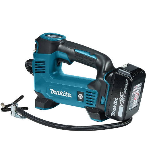 MAKITA CORDLESS INFLATOR FOR 18V LI-ION LXT FOR ACE ONLY WITH BATTERY AND CHARGER KIT