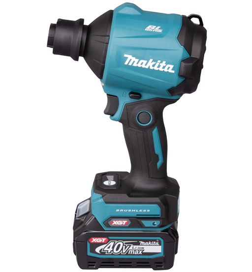 MAKITA CORDLESS DUST BLOWER(BL) FOR 40V MAX LI-ION XGT WITH BATTERY AND CHARGER