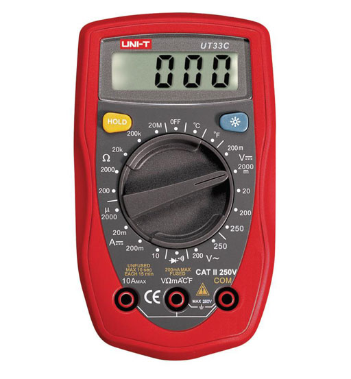 UNI-T PALM SIZE DIGITAL MULTI 200MV-500V