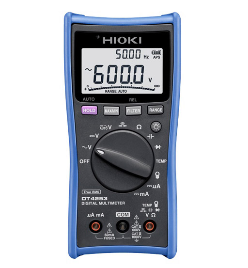 HIOKI DIGITAL MULTIMETER WITH mA DC, TEMPERATURE