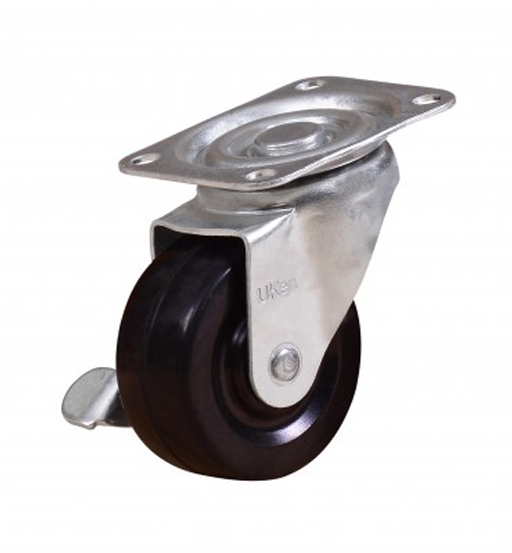 UKEN CASTER WHEEL RUBBER 2